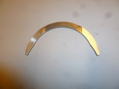 Полукольцо упорное верхнее вала коленчатого TDQ 25 4L/Thrust piece